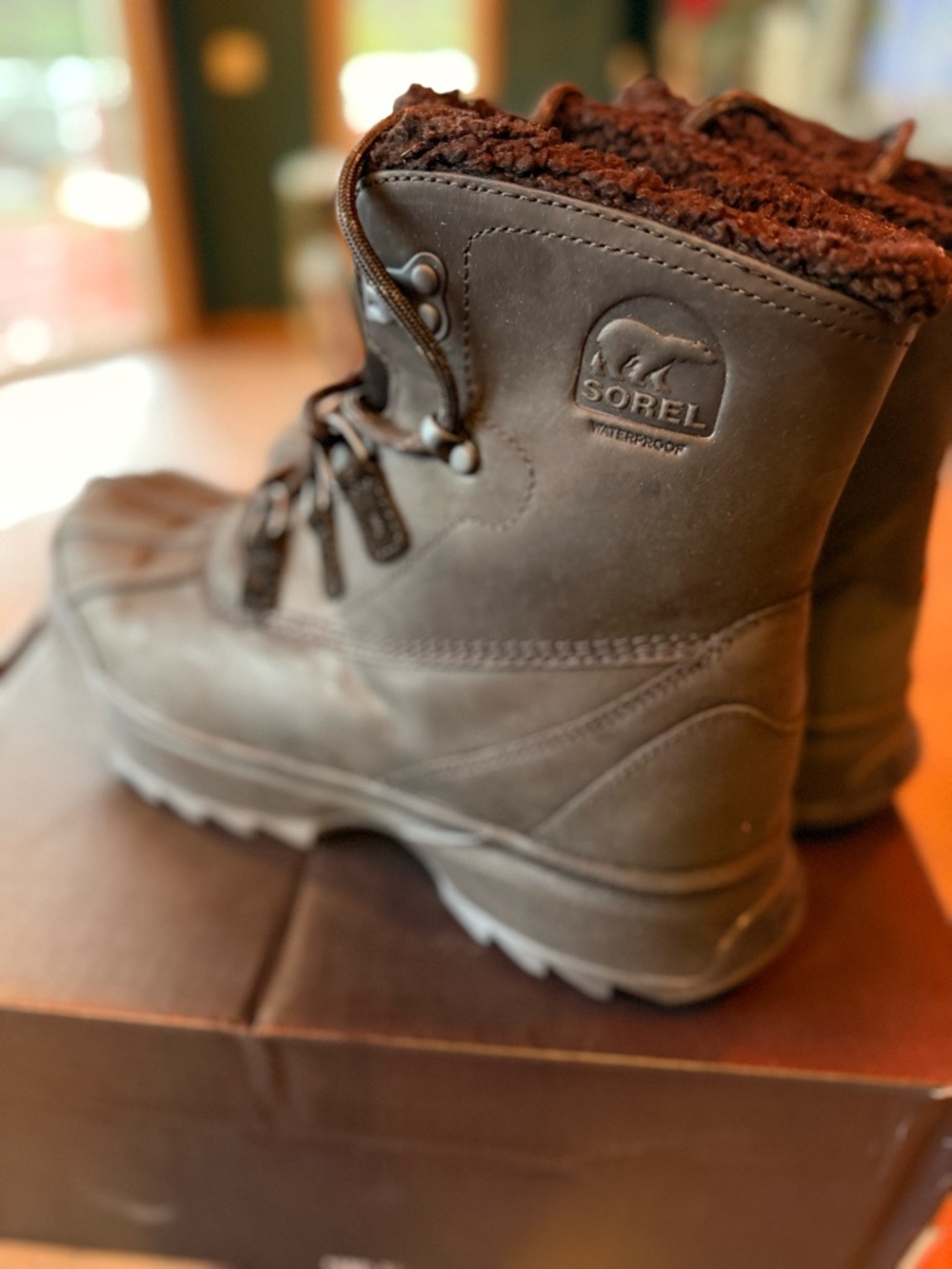 Sorel Brown Waterproof Winter Boots